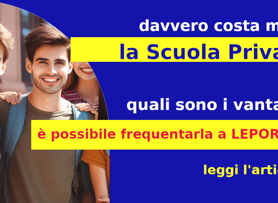 La scuola privata paritaria Masterform di Taranto: unopportunità anche per chi è di Leporano. Scegli l'eccellenza a pochi chilometri da te.