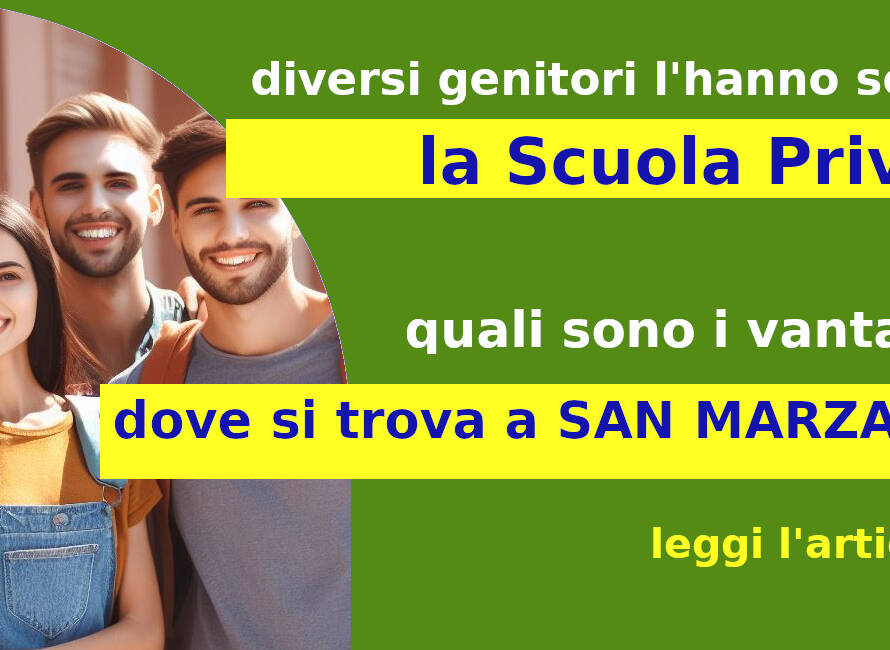 La scuola privata paritaria Masterform di Taranto: unopportunità anche per chi è di San Marzano di San Giuseppe. Scegli l'eccellenza a pochi chilometri da te.