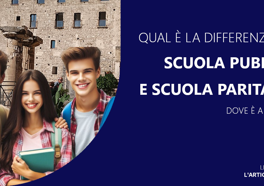 In Italia è possibile frequentare scuole private o statali. Se le scuole private sono riconosciute dal MIUR, come nel nostro caso, non viè nessuna differenza